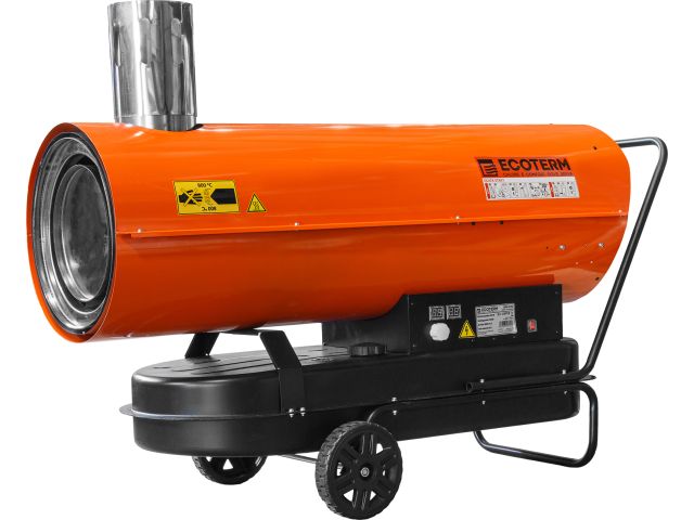 Нагреватель воздуха диз. Ecoterm DHI-51W непрям., 50 кВт, 2 колеса