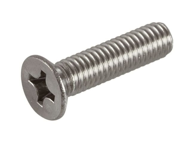 Изображение 1 Винт М4х40 мм потай. головка, нерж. сталь (A2), DIN 965 (25 шт в зип-локе) STARFIX