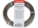 Трос стальной в ПВХ М2(1) DIN 3055 черный (моток 20 м) STARFIX