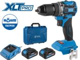 Аккум. дрель-шуруповерт BULL SR 1807 R-series SET XLTpro БЕСЩЕТ., 18 В, 60 Н*м, 2х2 А*ч, з/у 2 А
