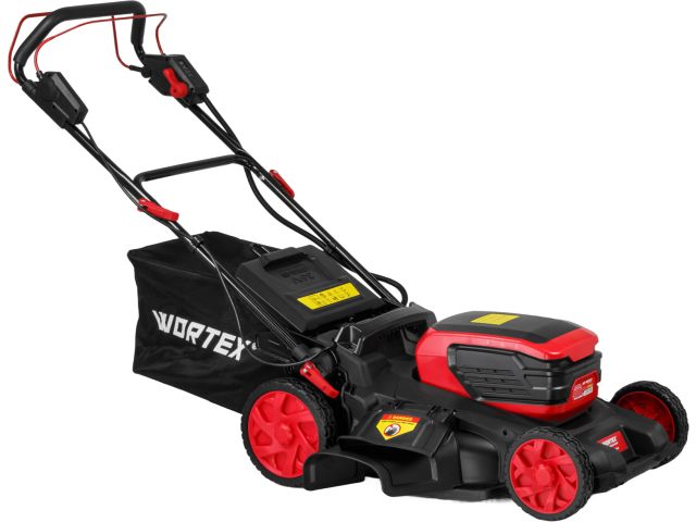 Изображение 2 Газонокосилка аккум. WORTEX CLM 4536-4 в кор. XLT SET БЕСЩЁТ.ДВИГ., САМОХОД., 18В+18В, 2х4Ач, компл.