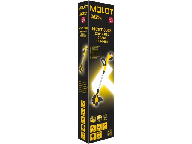 Изображение 8 Триммер аккумуляторный MOLOT MCGT 3018 XLT Lite SET