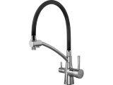 Смеситель для кухни (Lt) D35, серия LUX с краном для пит. воды хром AV Engineering
