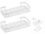 Смотреть изображение 2 Полки без сверления, набор 2 шт., 29.8x13x4.7 см, белые, STORA, PERFECTO LINEA