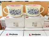 Кружка для супа с крышкой с паровыпуском, 850 мл, керамическая, VINTAGE-1, PERFECTO LINEA