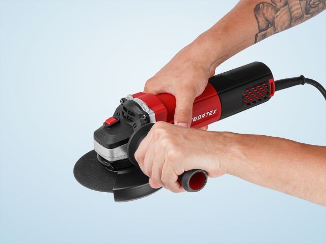 Изображение 9 Одноручная углошлифмашина WORTEX AG 1211-4 в кор. 1200 Вт, 125 мм, 5500-11000 об/мин