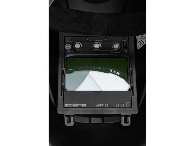 Изображение 5 Щиток сварщика с самозатемняющимся светофильтром Solaris ASF710S (черный, пр-во РФ)