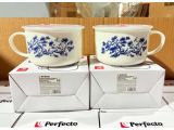 Кружка для супа с крышкой с паровыпуском, 850 мл, керамическая, VINTAGE-4, PERFECTO LINEA