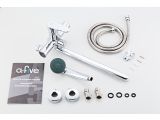 Смотреть изображение 9 Смеситель для ванны (Lt) D35, Aurora хром, a-five