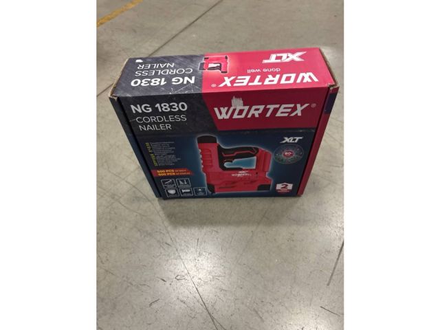 Изображение 1 Аккум. гвоздезабиватель WORTEX NG 1830 в кор. ALL1 XLT SOLO.,18 В, 15-32 мм, 30 уд/мин. уцененный