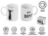 Кружка керамическая, в кор., 350 мл., THE BOSS, PERFECTO LINEA