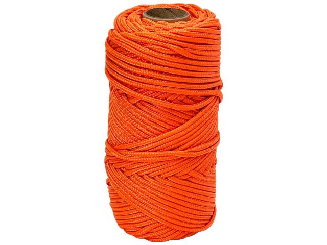 Изображение 1 Паракорд с сердечником (3 нити) d2мм оранжевый 50м