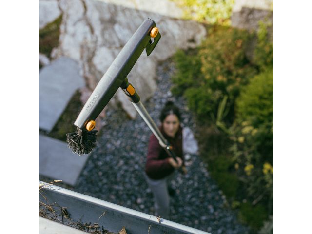 Изображение 7 Черенок алюминиевый телескопический L 220-400см OneClick FISKARS