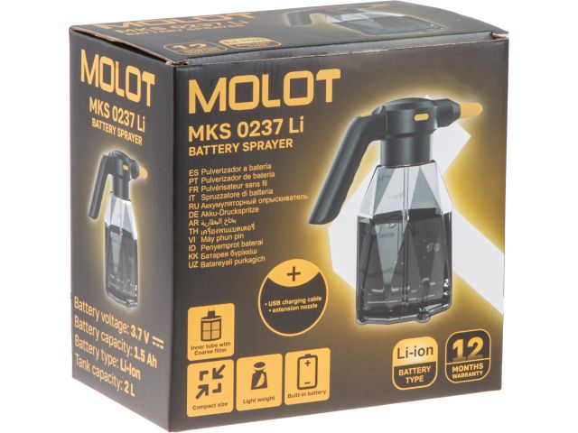 Изображение 13 Опрыскиватель аккумуляторный MOLOT MKS 0237 Li