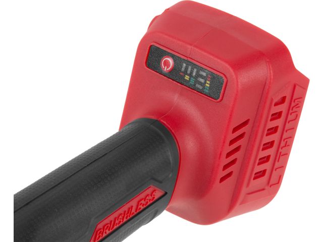 Изображение 7 Аккум. углошлифмашина WORTEX CAG 1812 S в кор. ALL1 XLT SOLO БЕСЩЕТ., 18 В, 125 мм, 9600 об/мин