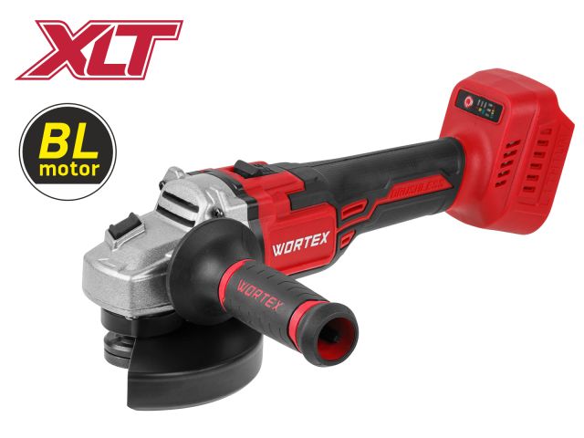 Аккум. углошлифмашина WORTEX CAG 1812 S в кор. ALL1 XLT SOLO БЕСЩЕТ., 18 В, 125 мм, 9600 об/мин