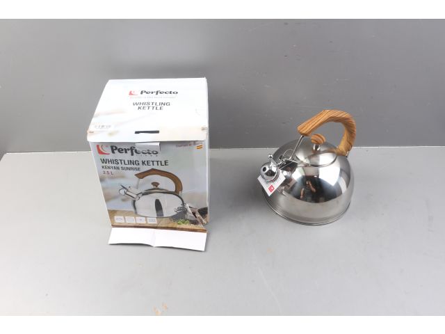 Чайник со свистком, нержавеющая сталь, 3.0 л, Hibiscus, PERFECTO LINEA уцененный (0328027392)
