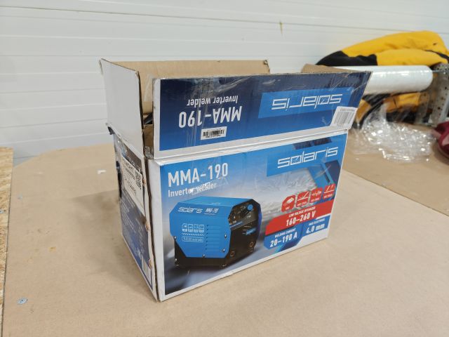 Изображение 1 Инвертор сварочный SOLARIS MMA-190 уцененный (0410170180)