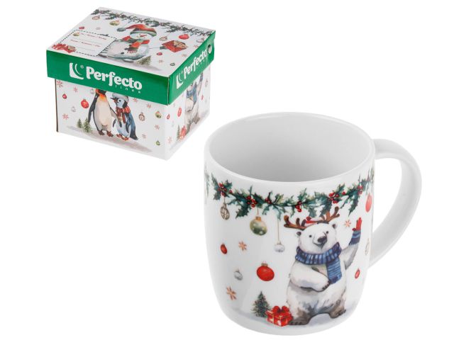 Изображение 2 Кружка керамическая, в кор., 360 мл, серия WINTER FABLE-1, PERFECTO LINEA