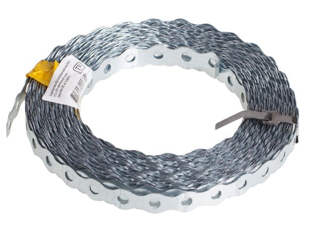 Лента перфорированная волна 0.5х17 мм (рулон 25м) Цвiк