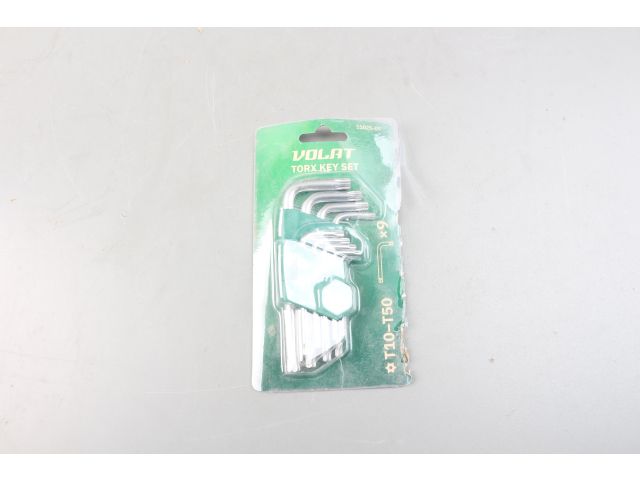 Изображение 1 Набор ключей Torx T10-T50 9шт коротких ВОЛАТ уцененный (0508859680)