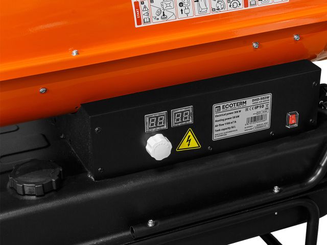 Изображение 5 Нагреватель воздуха диз. Ecoterm DHD-502W прямой