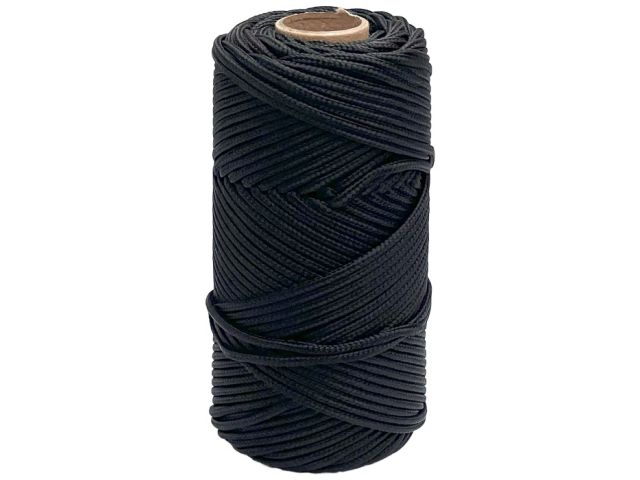 Паракорд с сердечником (3 нити) d2мм черный 50м