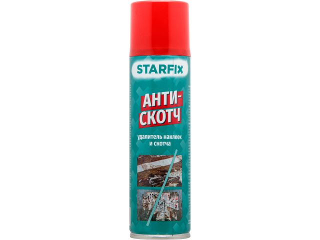Изображение 1 Удалитель наклеек и скотча STARFIX Антискотч (аэрозоль) 335 мл