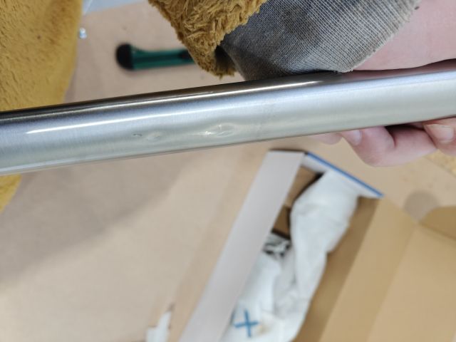 Изображение 3 Смеситель для ванны (SUS 304) D35, серия Elbe сатин, Avapax уцененный (0595526400)