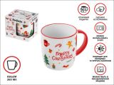 Кружка керамическая, в кор., 360 мл, серия CANDY JOY-1, PERFECTO LINEA