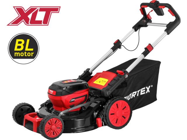 Газонокосилка аккумуляторная WORTEX CLM 4536-2 в кор. XLT SOLO БЕСЩЁТ.ДВИГ., CАМОХОД., 18В+18В, шир.