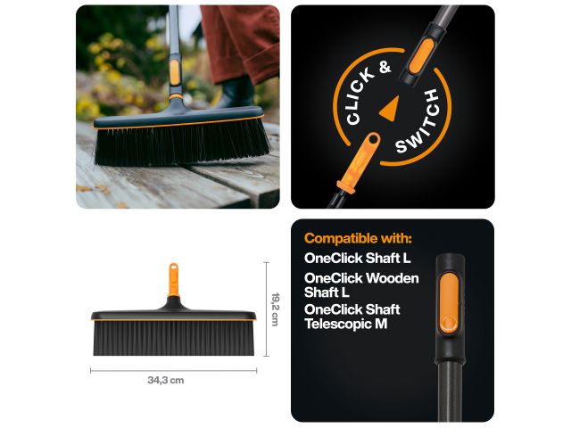 Изображение 3 Щетка для террас OneClick FISKARS