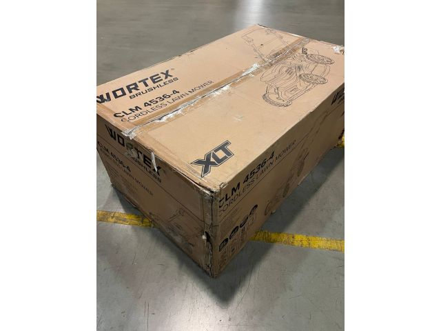 Газонокосилка аккум. WORTEX CLM 4536-4 в кор. XLT SOLO БЕСЩЁТ.ДВИГ., САМОХОД., 18В+18В уцененный (