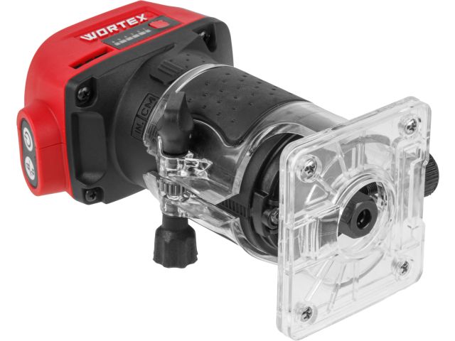 Изображение 6 Аккум. фрезер кромочный WORTEX LX CMM 1822 в кор. XLT SOLO БЕСЩЕТ., 18 В, цанга 6/8, рег. об.
