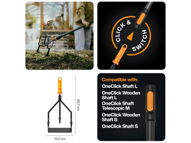 Изображение 4 Культиватор-пропалыватель OneClick FISKARS