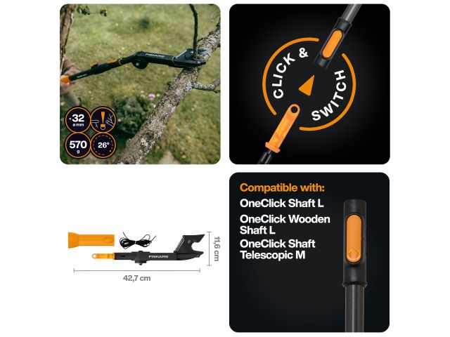 Изображение 3 Насадка-сучкорез OneClick FISKARS