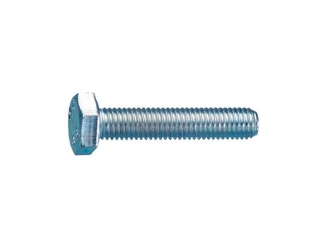 Болт М16х160 мм шестигр., цинк, кл.пр. 5.8, DIN 933 (10 шт в карт. уп.) STARFIX