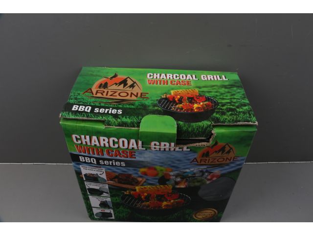 Изображение 2 Гриль угольный в чехле, 26.5x24 см, BBQ, ARIZONE уцененный (1206602940)