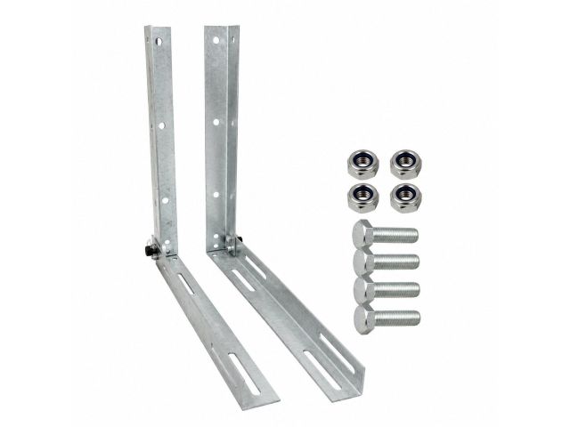 Изображение 1 Кронштейн сборный для кондиционера 390х450х1,5мм (2шт) белый цинк STARFIX