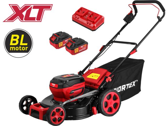 Изображение 1 Газонокосилка аккумуляторная WORTEX CLM 4536 в кор. XLT SET БЕСЩЁТ.ДВИГ., 18В+18В, шир.460 мм