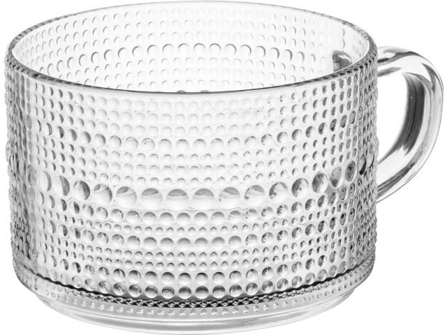 Изображение 2 Кружка стеклянная, 400 мл, серия Crystal charm, PERFECTO LINEA