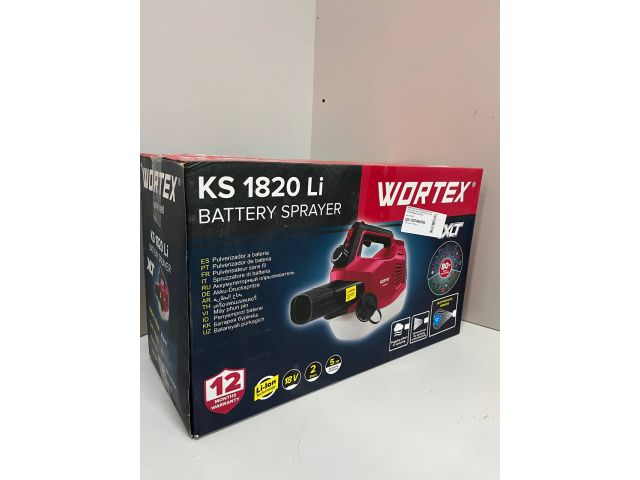 Изображение 1 Аккум. опрыскиватель WORTEX KS 1820 Li в кор. ALL1 XLT SET 18В, 4 Ач акб, 2 л, 200 мл/мин уцененны