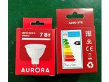 Лампа светодиодная MR16 7Вт 230В GU5.3 4500K AURORA
