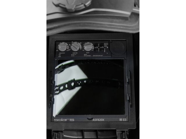 Изображение 5 Щиток сварщика с самозатемняющимся светофильтром Solaris ASF820X (серый металлик, пр-во РФ)