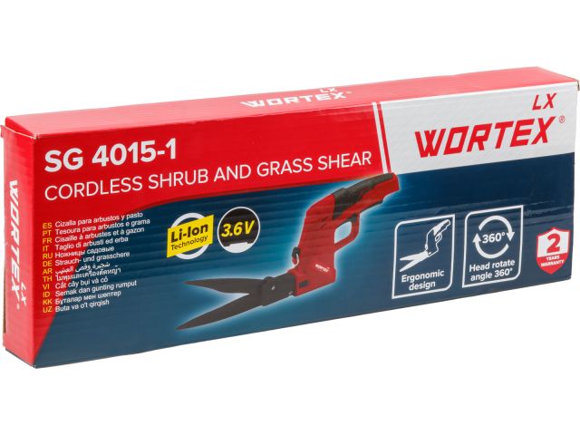 Изображение 9 Аккум. ножницы садовые WORTEX LX SG 4015-1 в кор. 3.6 В, 1.5 Ач