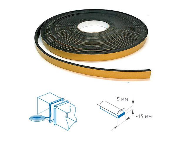 Изображение 1 Лента межфланцевая уплотнительная 5x15 (10м) (80 шт в коробе) STARFIX