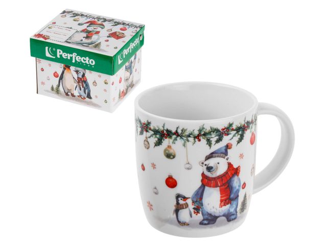 Изображение 2 Кружка керамическая, в кор., 360 мл, серия WINTER FABLE-4, PERFECTO LINEA