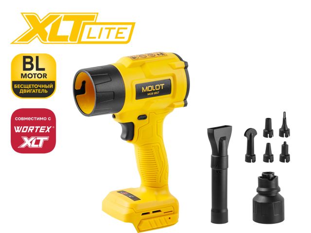 Изображение 1 Воздуходувка аккумуляторная MOLOT MCB 1817 XLT Lite SOLO