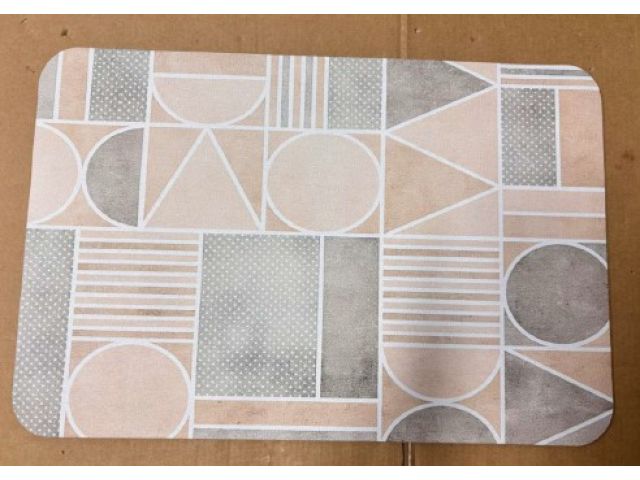 Изображение 1 Коврик влаговпитывающий, 40х60 см, серия DIATOMITE, facet, PERFECTO LINEA
