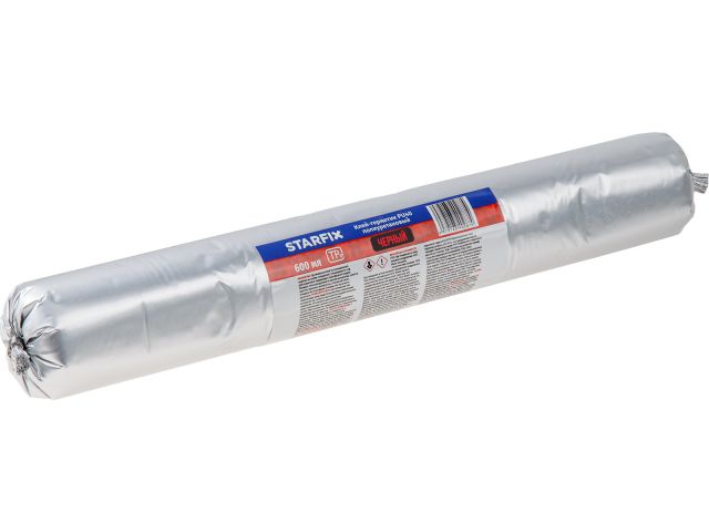 Изображение 1 Клей-герметик полиуретановый PU40 STARFIX, черный 600 мл